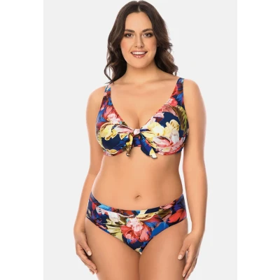 Afbeelding van Vivisence Bikinitop, Dames, Maat: 95C, Navy flowers