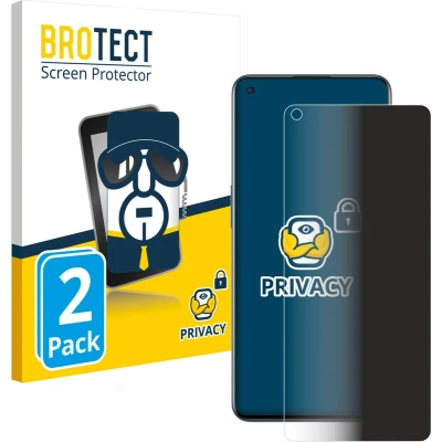 Afbeelding van BROTECT privacy screenprotector voor OnePlus 9 Folie Beschermfolie Blauwlichtfilter (2 Stuks)