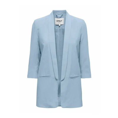 Afbeelding van ONLY Onlelly 3/4 LIFE Halflange jas, Dames, Maat: 36, Kentucky blue