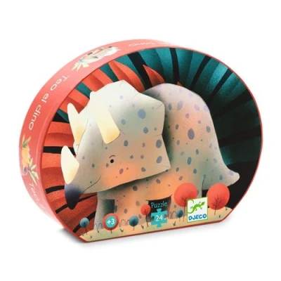 Image de Puzzle Djeco Téo le dino 24 pièces