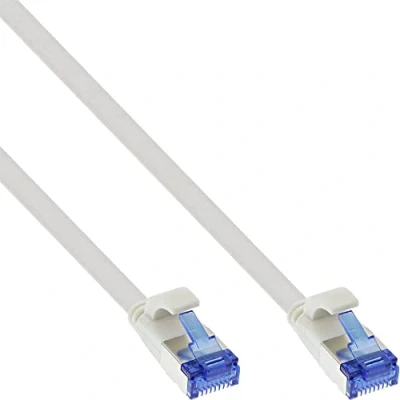 Afbeelding van InLine Patchkabel plat (U/FTP, CAT6a, 1 m), Netwerkkabel