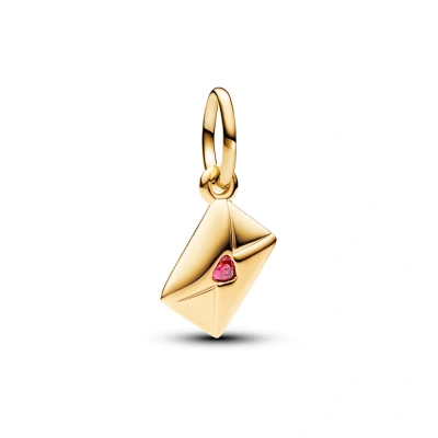 Afbeelding van Pandora Moments Love Envelope Bedel 762606C01 Met 14 Karaat Gouden Plating