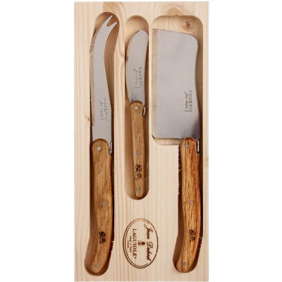 Afbeelding van Laguiole Jean Dubost Kaasmes Set Van 3 Zand