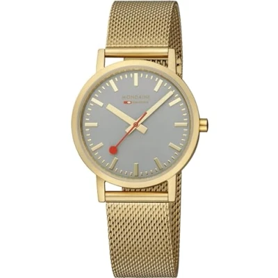 Afbeelding van Mondaine M660.30314.80SBM Horloge Milanees Grijs 36mm