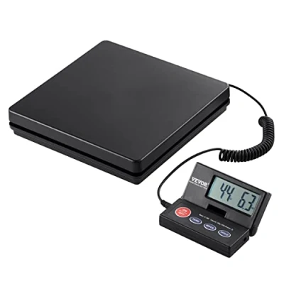 Image de VEVOR Balance Postale Numérique 50 kg Pèse colis de Précision 2 g avec Minuterie Fonction Tare Maintien Écran LCD Pliable 90 Portable pour Bagage Maison Poste Alimentation CA/CC Certifiée FCC