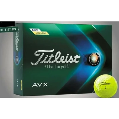 Afbeelding van Titleist AVX Golfballen Geel 2022