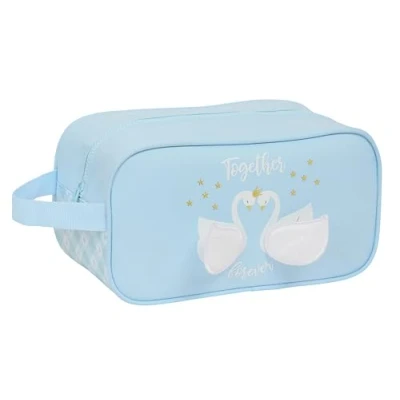 Afbeelding van Reisschoenenrek Glow Lab Cisnes Licht Blauw 29 x 15 14 cm