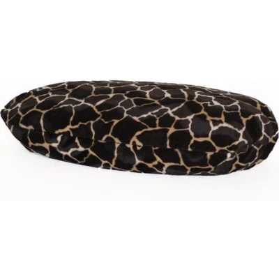Afbeelding van Losse hoes hondenkussen Ovaal giraffe 77x50x15 cm
