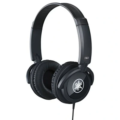 Image de Yamaha HPH 100 Casque audio pour piano numérique Écouteurs filaires à la sonorité dynamique et puissante Noir