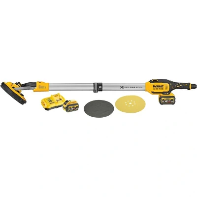Afbeelding van DEWALT DCE800T2 QW 18V XR Brushless accu langnekschuurmachine 225mm (2x 6,0Ah + lader)