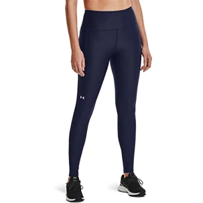 Afbeelding van Under Armour Hirise Legging, Dames, Maat: Small, Midnight navy/white