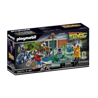Afbeelding van PLAYMOBIL Back to the Future deel II Hoverboard achtervolg