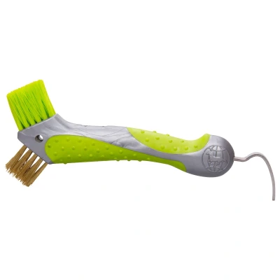 Image de Imperial Riding Cure Pied Scraper avec Brosse Vert