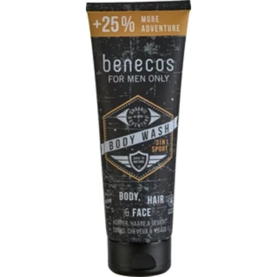 Afbeelding van Benecos For Men Only Bodywash 3in1 Sport