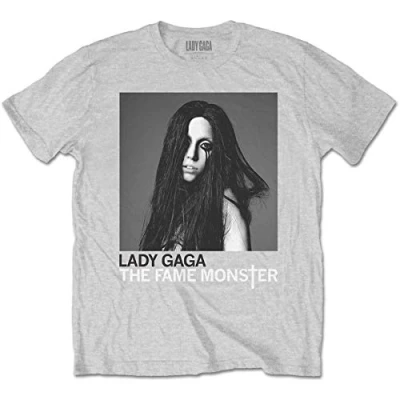 Afbeelding van Lady Gaga Fame Monster Heren T shirt M Grijs