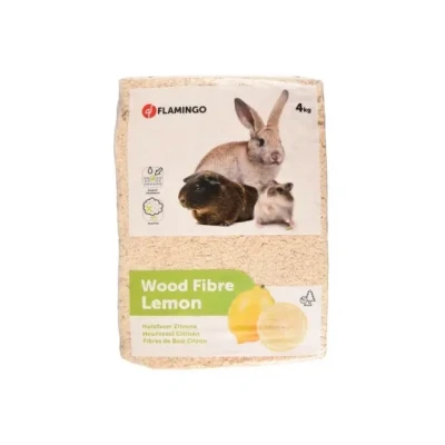 Afbeelding van Flamingo Bodembedekking Houtvezel met Citroengeur 4 kg