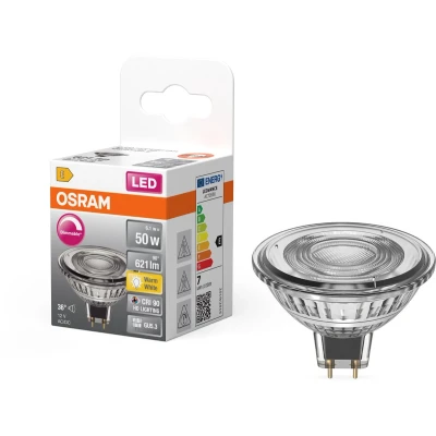 Afbeelding van OSRAM 4099854456893 LED reflectorlamp lamp Energielabel E (A G) GU5.3 6.1 W Warmwit (Ø x h) 50.00 mm 1 stuk(s)