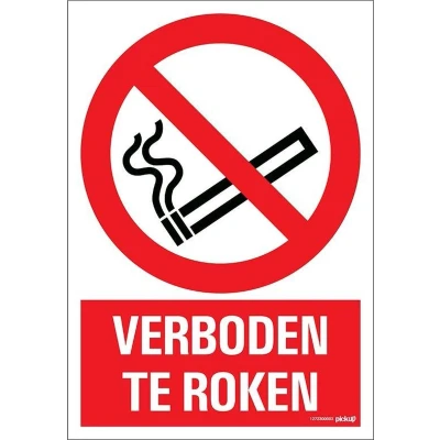 Afbeelding van Pickup Combi bord 23x33 cm Verboden Te Roken