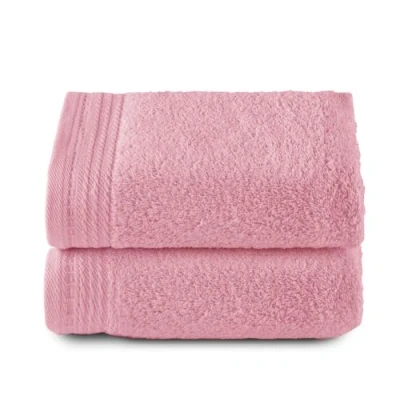 Afbeelding van Top Towel Premium grote badhanddoeken 2 50 x 100 cm 100% katoen 600 g koraal