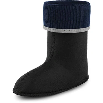 Afbeelding van Ladeheid Fleece sokken EVA regenlaarzen Unisex kinderen KL058, grijs.