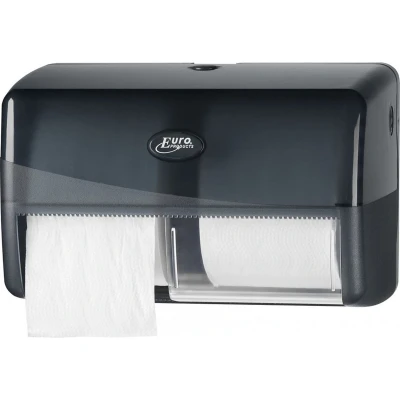 Afbeelding van MTS Toiletpapierdispenser Zwart