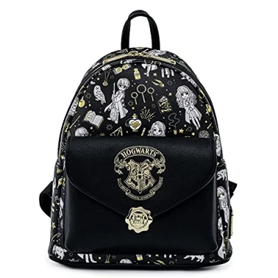Afbeelding van Loungefly Harry Potter Magical Elements mini rugzak AOP, Meerkleurig