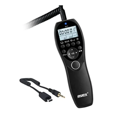 Afbeelding van ayex AX 3 Timer/afstandsbediening voor Fujifilm X100F, X T20, T2, E2, M1, A3, A10, GFX 50S, Pro2 enz.