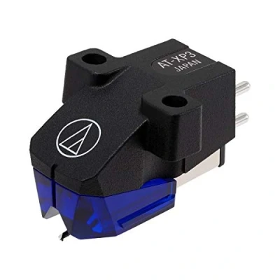 Afbeelding van Audio Technica AT XP3 Stereocel met dubbele magneten, mobiele DJ, blauw