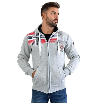 Afbeelding van Geographical Norway Gisland Heren Sweater, Lichtgrijs