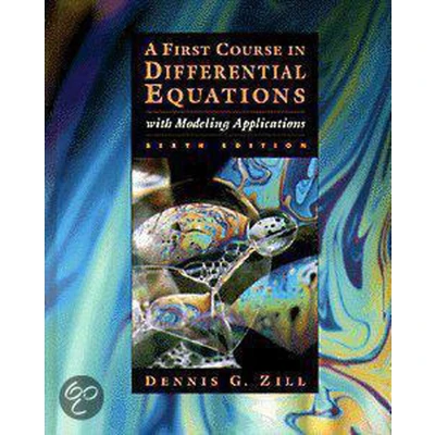 Afbeelding van First Course In Differential Equations With Modeling Applications