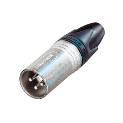 Afbeelding van XLR connector Neutrik 3 pin (Metaal, Mannelijk, Trekontlasting)