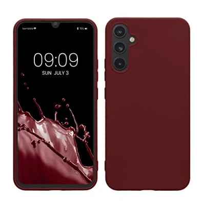 Afbeelding van kwmobile telefoonhoesje geschikt voor Samsung Galaxy A34 5G Hoesje smartphone Back cover in bordeaux violet
