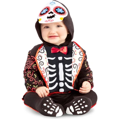 Afbeelding van Kostuums voor Baby&#039;s My Other Me Dag van de doden 3 Onderdelen Maat 12 24 Maanden