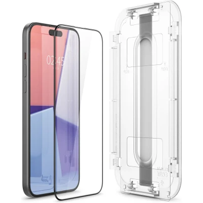 Afbeelding van GEHARD GLAS SPIGEN GLAS.TR &quot;EZ FIT&quot; FC IPHONE 15 PLUS ZWART