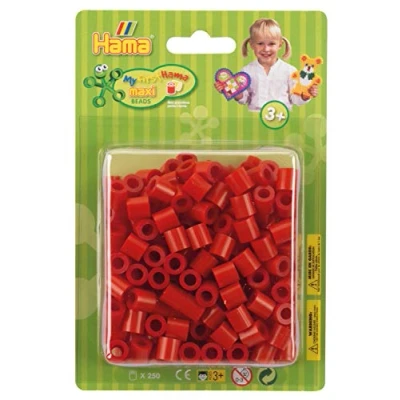 Afbeelding van Hama Strijkkralen Maxi Rood, 250st.