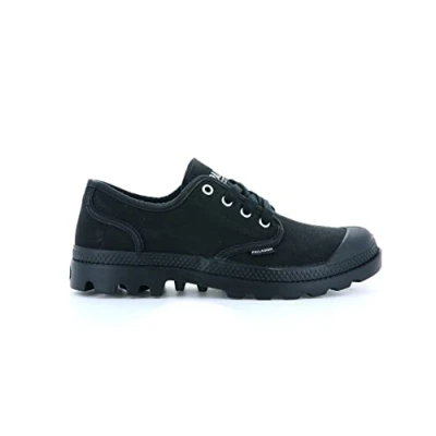 Afbeelding van Palladium Pampa Oxford Sneakers laag black black, Dames, Maat: 39, Textiel