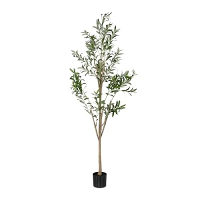 Afbeelding van olijfboom kunst in pot 180 cm voor binnen