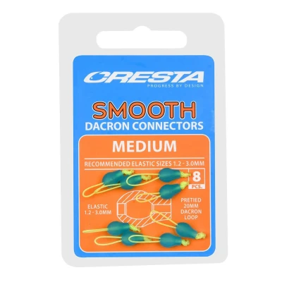 Afbeelding van Cresta Smooth Dacron Connectors (8 pcs) Maat : Medium