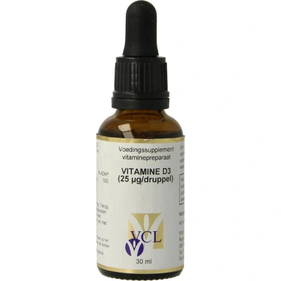 Afbeelding van Vital Cell Vitamine D3 25 mcg Druppels