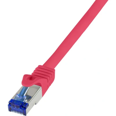 Afbeelding van LogiLink C6A014S RJ45 CAT 6A S/FTP 0.25 m Rood 1 stuk(s)
