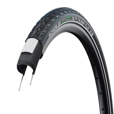 Afbeelding van Schwalbe Buitenband Delta Cruiser Plus 28 inch x 1.40 Zwart Reflecterend
