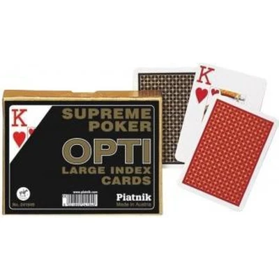 Afbeelding van PokerSpeelkaartenSet OPTI Dubbel Piatnik