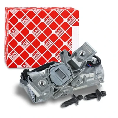 Afbeelding van FEBI BILSTEIN 107817 Stuurslot Met schroeven, schakelaar VOLKSWAGEN: Caddy 3, Touran I, GOLF 6, AUDI: A3 Hatchback, Sportback, TT Coupe