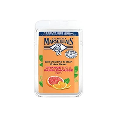 Afbeelding van Le Petit Marseillais Extra Gentle Sinaasappel &amp; Grapefruit Bad Douchegel 650 ml
