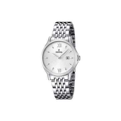Afbeelding van Festina F16748/2 Klassiek Horloge Staal Zilverkleurig 30.5 mm