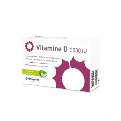 Afbeelding van Metagenics Vitamine D 3000 IU Kauwtabletten