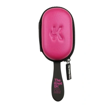 Afbeelding van The Knot Dr. Black Smaller Brush Fuchsia Pad With Headcase 1st