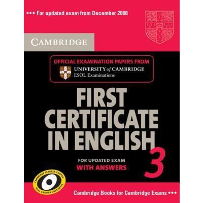 Afbeelding van Cambridge First Certificate In English 3 For Updated Exam Se