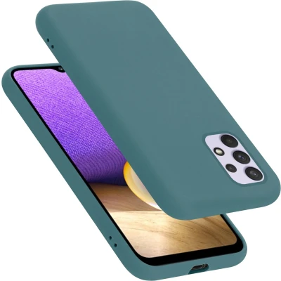 Afbeelding van Cadorabo Hoesje geschikt voor Samsung Galaxy A33 5G in LIQUID GROEN Beschermhoes gemaakt van flexibel TPU silicone Case Cover