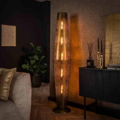 Afbeelding van Marcus vloerlamp 5L brons antiek